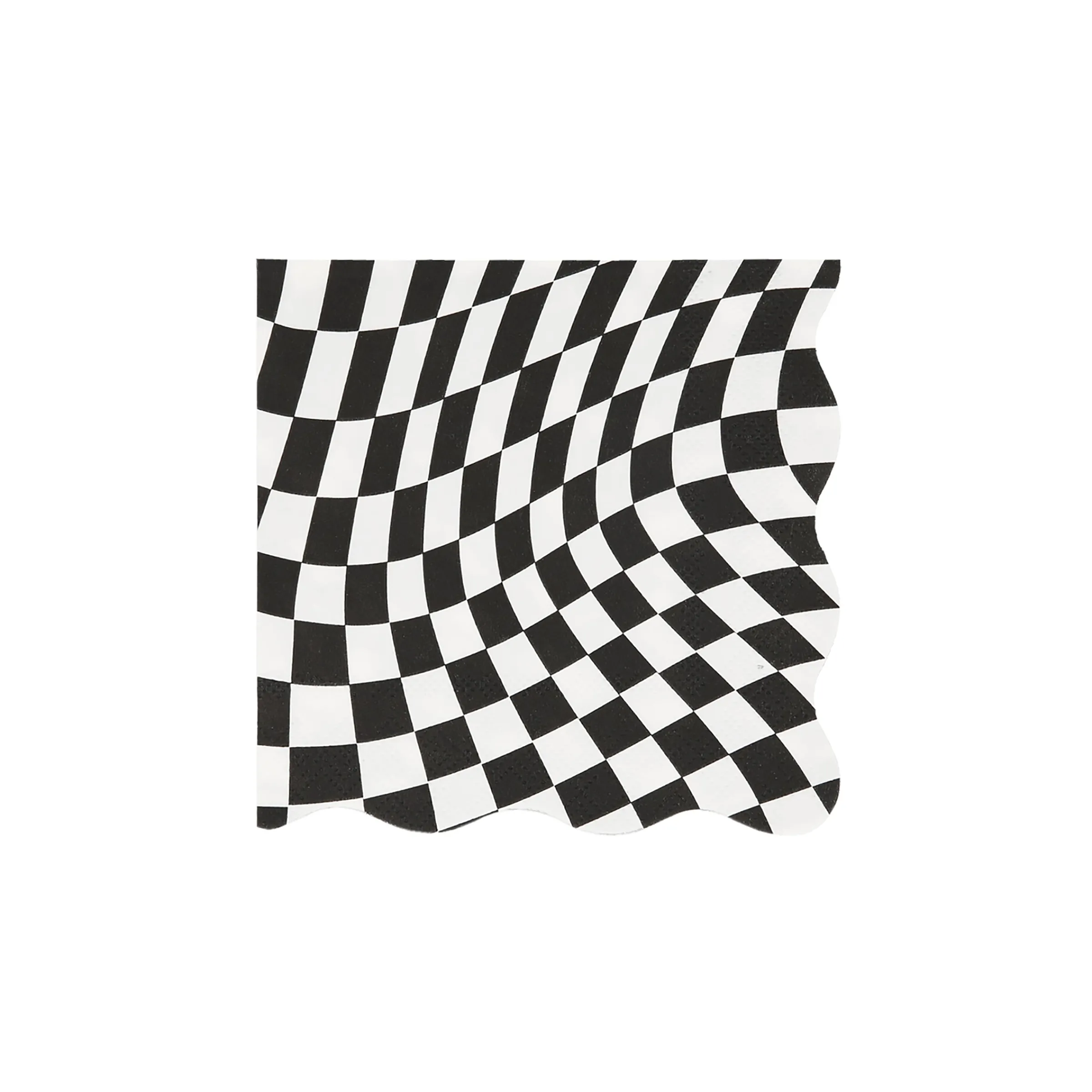 Halloween Checker Small Napkins (x 16)>Meri Meri New