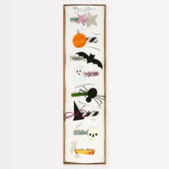 Halloween Icons Hair Clips (x 8)>Meri Meri Clearance