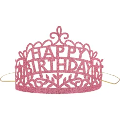 Happy Birthday Party Tiaras (x 8)><noscript><img width=