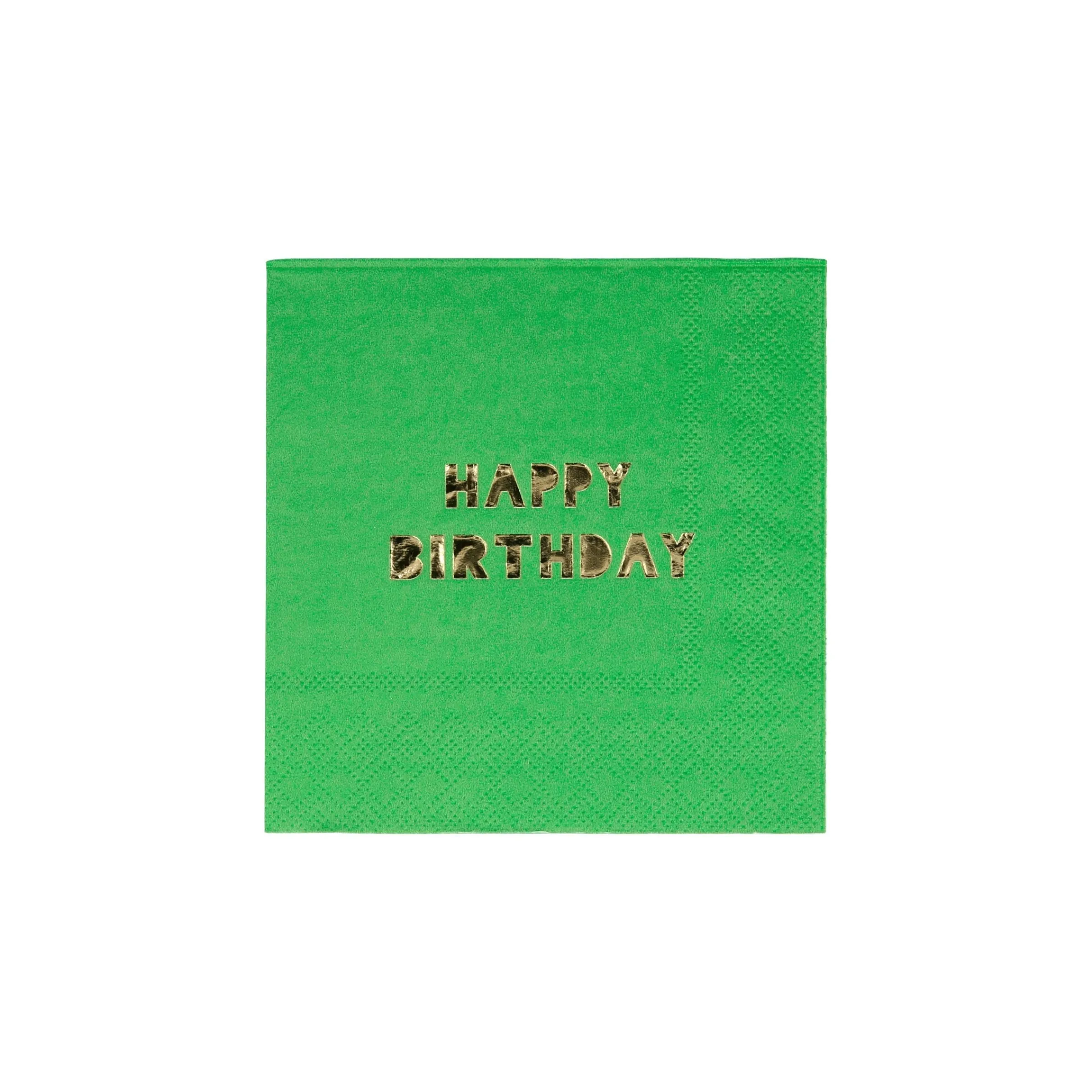 Happy Birthday Small Napkins (x 16)>Meri Meri Sale