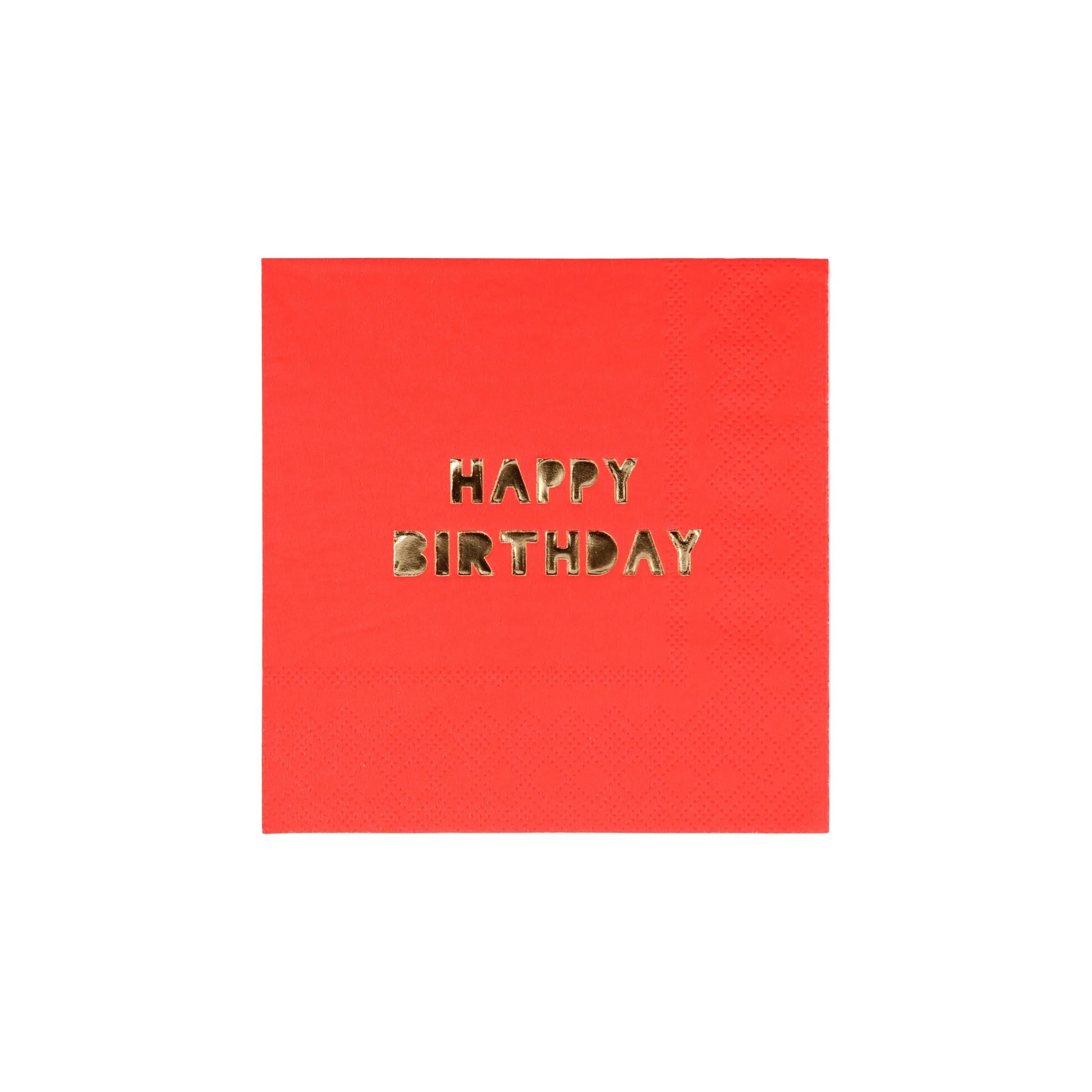 Happy Birthday Small Napkins (x 16)>Meri Meri Sale