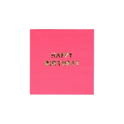 Happy Birthday Small Napkins (x 16)><noscript><img width=