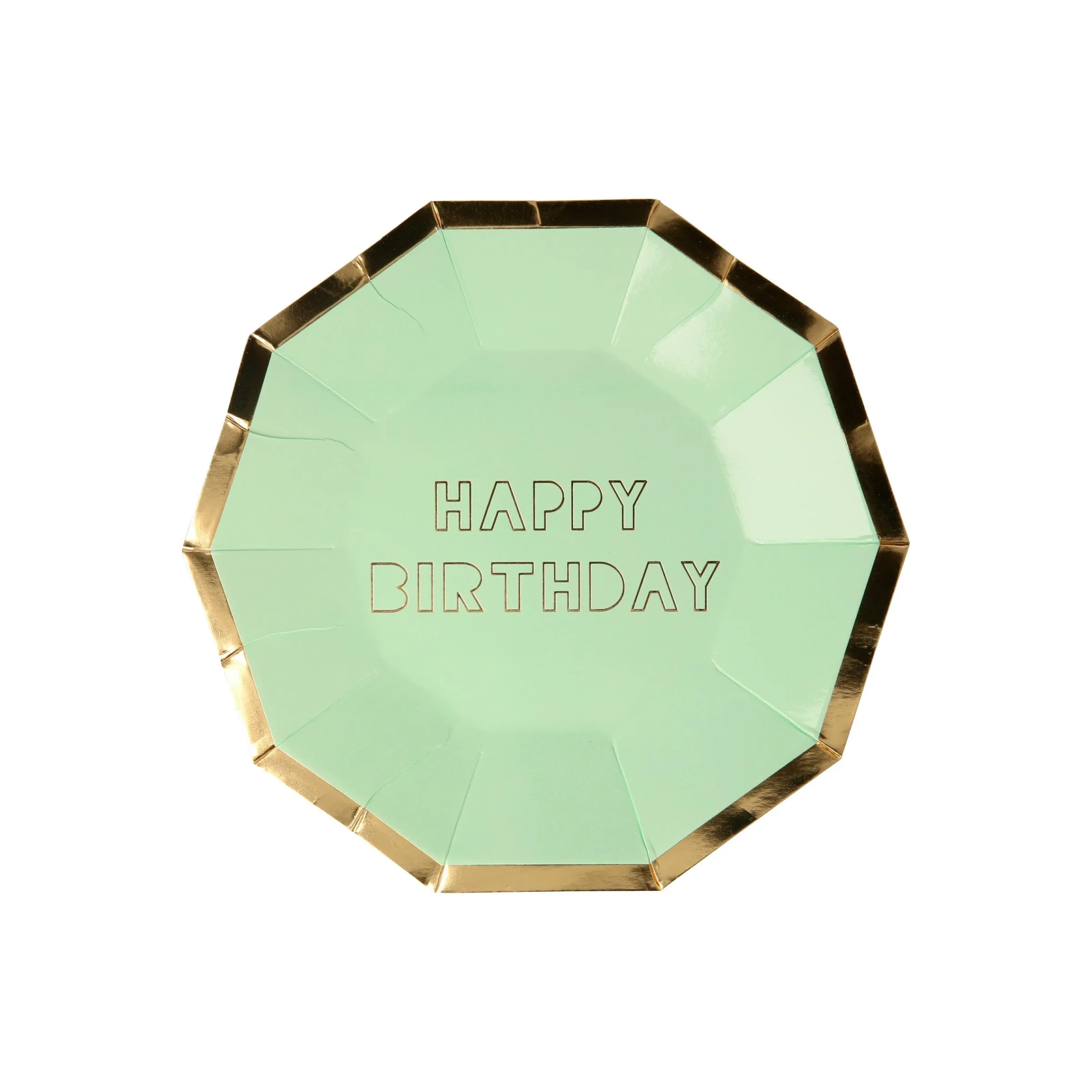 Happy Birthday Small Plates (x 8)>Meri Meri Best