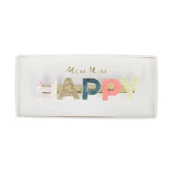 Happy Glitter Hair Clip>Meri Meri New