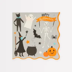 Happy Halloween Large Napkins (x 16)>Meri Meri Online