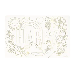 Happy Icons Coloring Placemats (x 8)><noscript><img width=