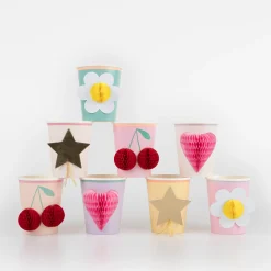 Happy Icons Cups (x 8)>Meri Meri New