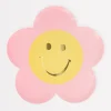 Happy Icons Flower Plates (x 8)>Meri Meri Hot