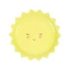 Happy Sun Small Plates (x 12)>Meri Meri Best