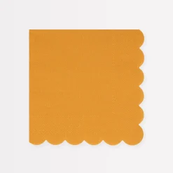 Harvest Yellow Large Napkins (x 16)>Meri Meri Best