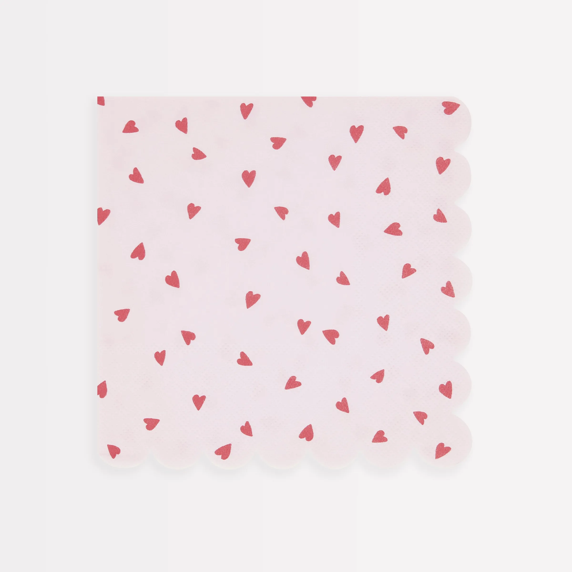 Heart Pattern Large Napkins (x 16)>Meri Meri Outlet