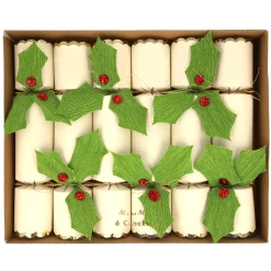 Holly Crackers (x 6)>Meri Meri Discount