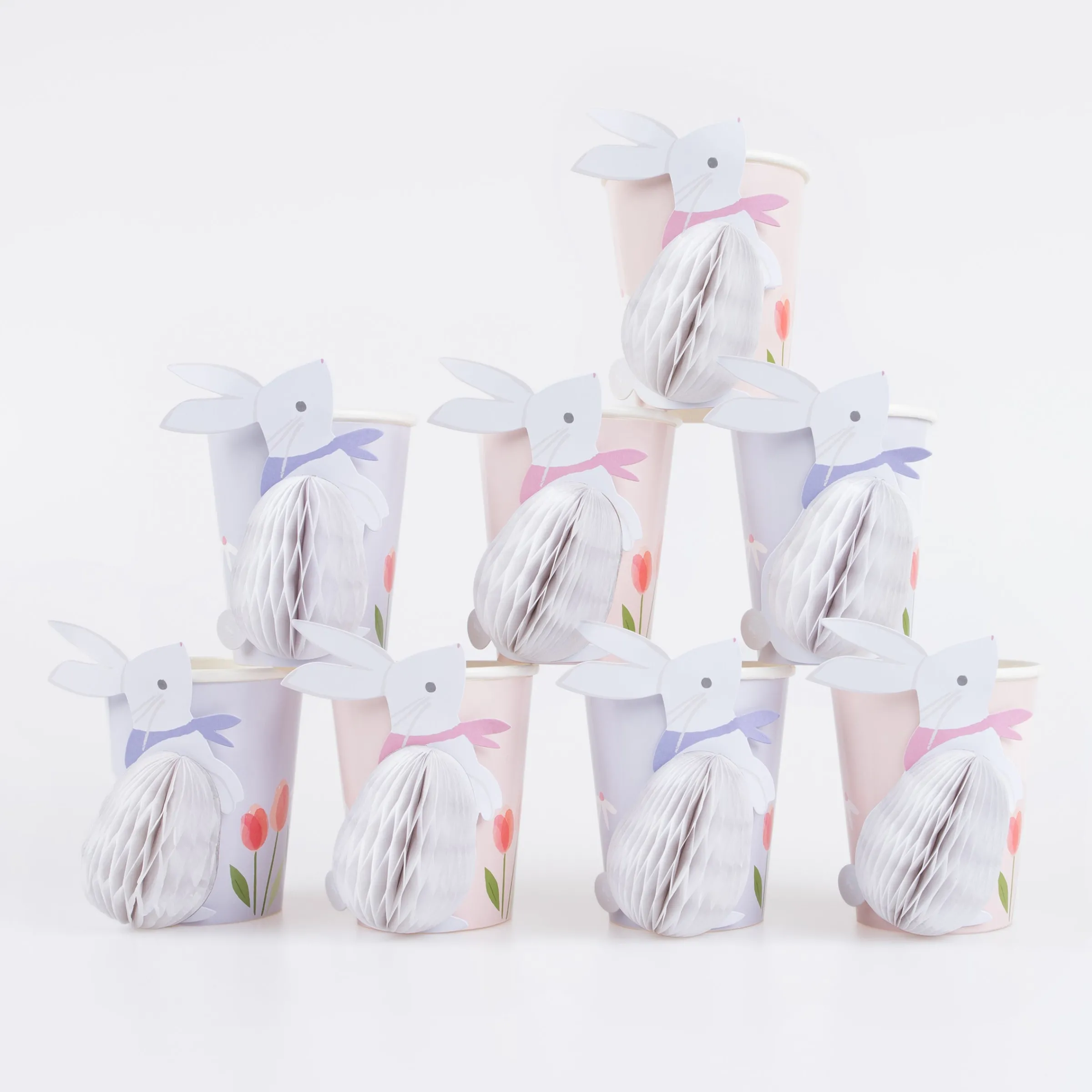 Honeycomb Bunny Cups (x 8)>Meri Meri Hot