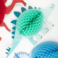 Honeycomb Dinosaur Decorations (x 3)><noscript><img width=