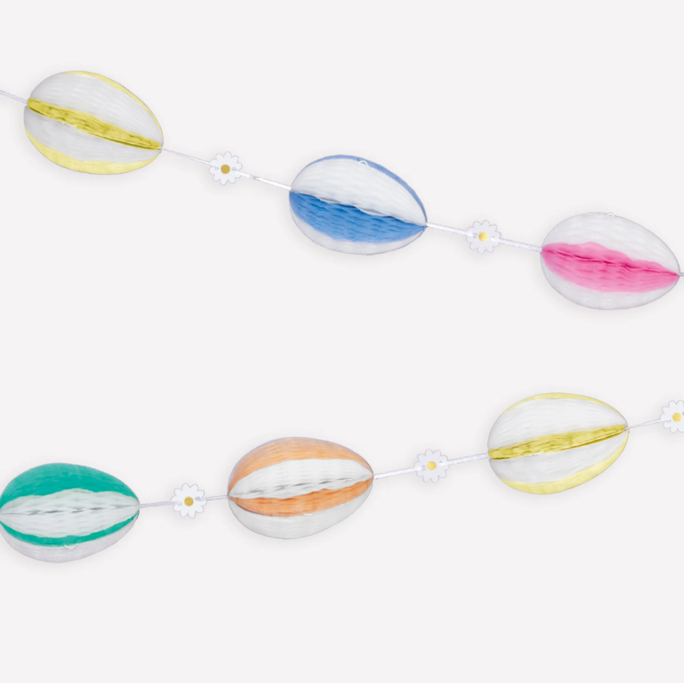 Honeycomb Egg Garland>Meri Meri Clearance