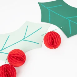 Honeycomb Holly Garland><noscript><img width=