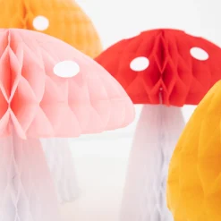 Honeycomb Mushroom Decorations (x 10)><noscript><img width=
