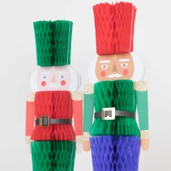 Honeycomb Nutcracker Decorations (x 3)><noscript><img width=