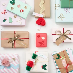 Honeycomb Nutcracker Hanging Decoration Tags (x 6)>Meri Meri Best