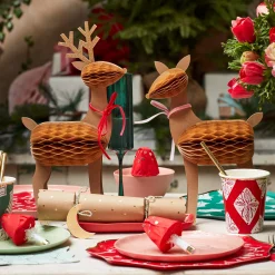 Honeycomb Reindeer Family (x 3)>Meri Meri Best