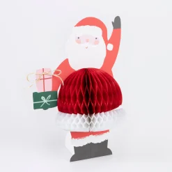 Honeycomb Santa Stand Up Card>Meri Meri Best