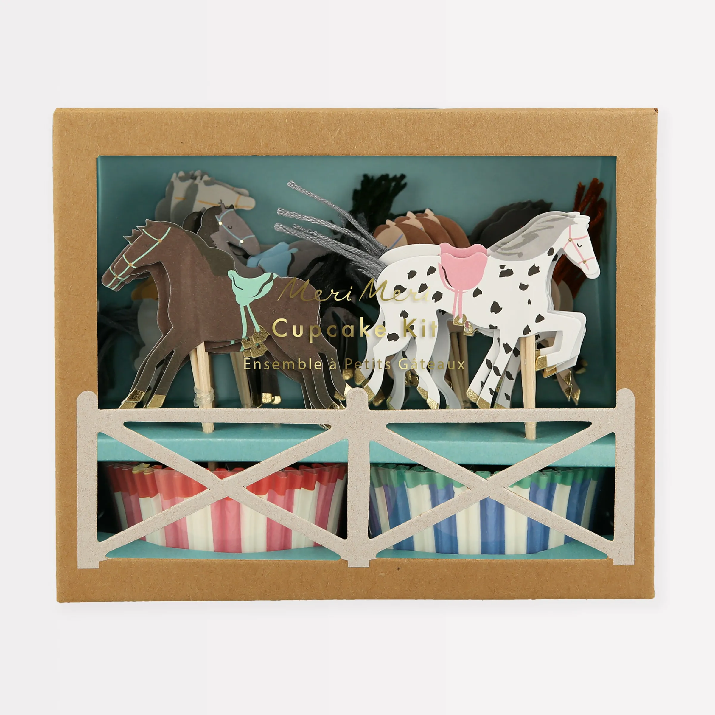 Horse Cupcake Kit (x 24 toppers)>Meri Meri Hot