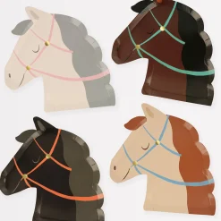 Horse Plates (x 8)>Meri Meri Online