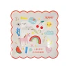 I Believe In Unicorns Small Plates (x 8)>Meri Meri Fashion
