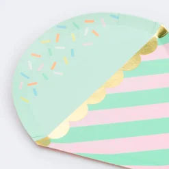 Ice Cream With Sprinkles Plates (x 8)><noscript><img width=