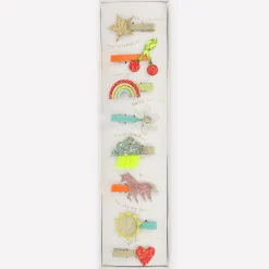 Icon Hair Clips (x 8)>Meri Meri Best