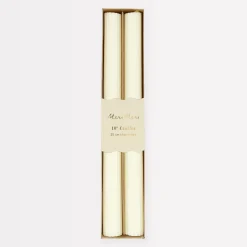 Ivory Table Candles (x 2)><noscript><img width=
