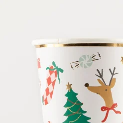 Jolly Christmas Cups (x 8)><noscript><img width=
