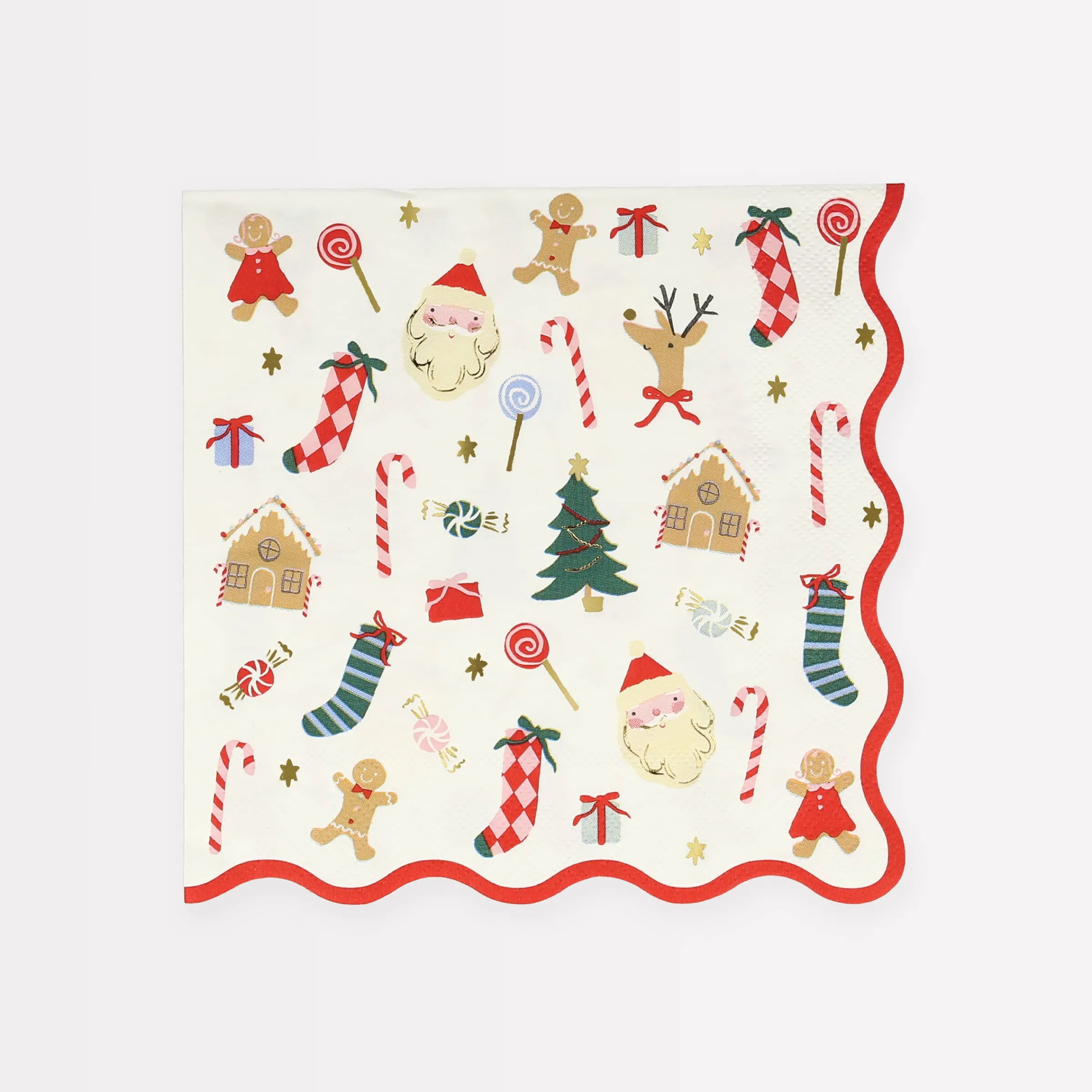Jolly Christmas Large Napkins (x 16)>Meri Meri New