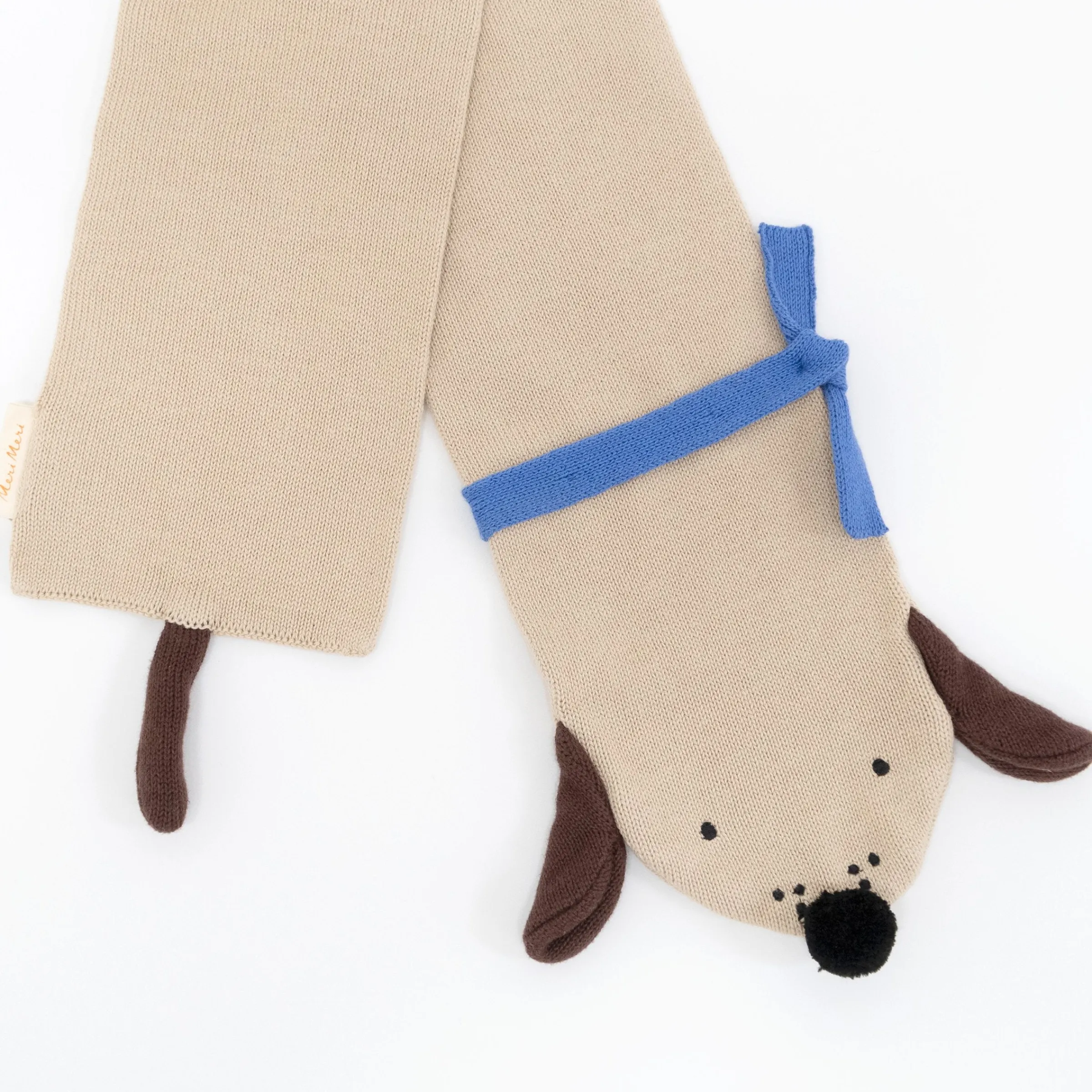 Knitted Puppy Scarf>Meri Meri Fashion