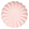Large Candy Pink Compostable Plates (x 8)>Meri Meri Best