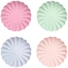 Large Multicolor Compostable Plates (x 8)>Meri Meri Sale
