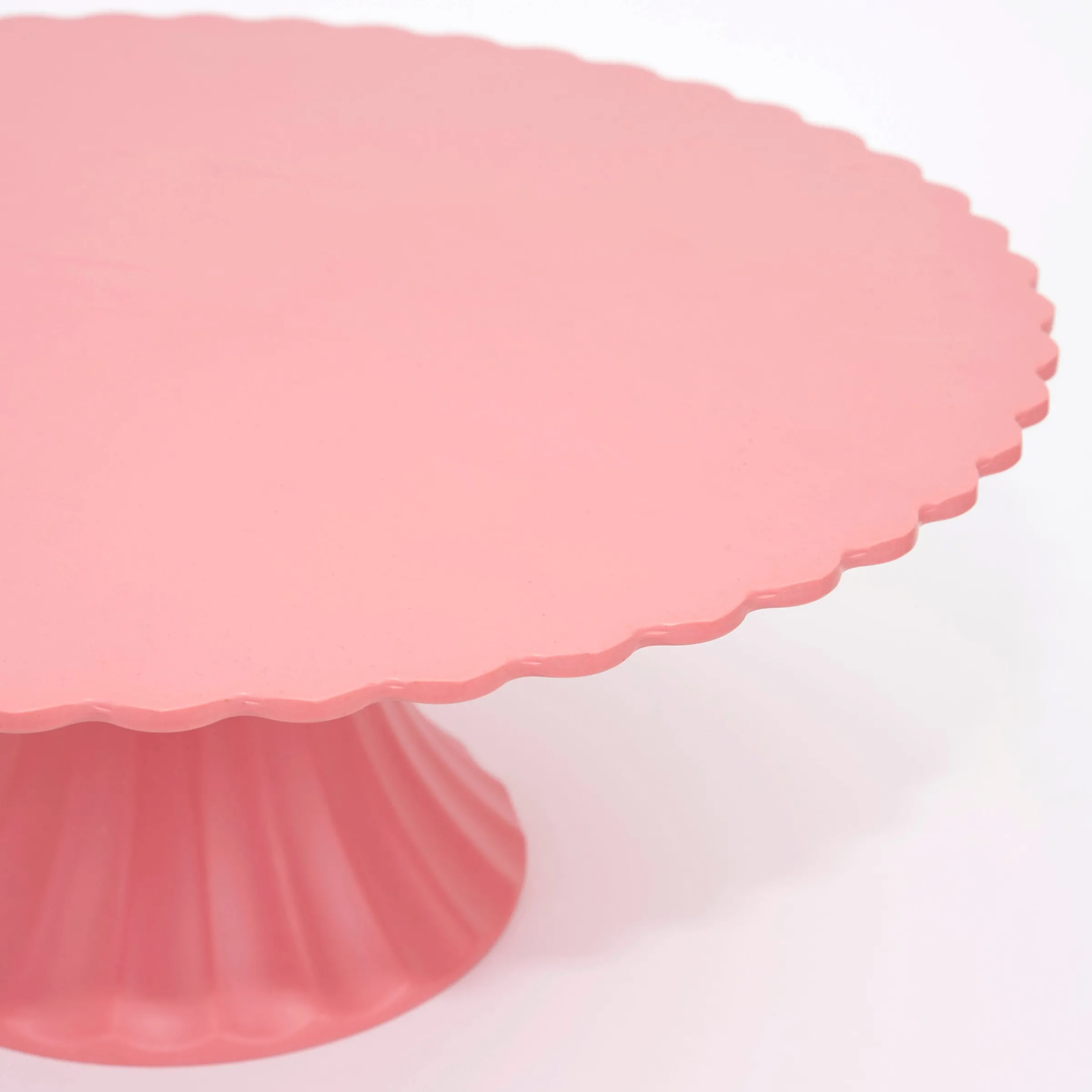 Large Pink Reusable Bamboo Cake Stand>Meri Meri Best