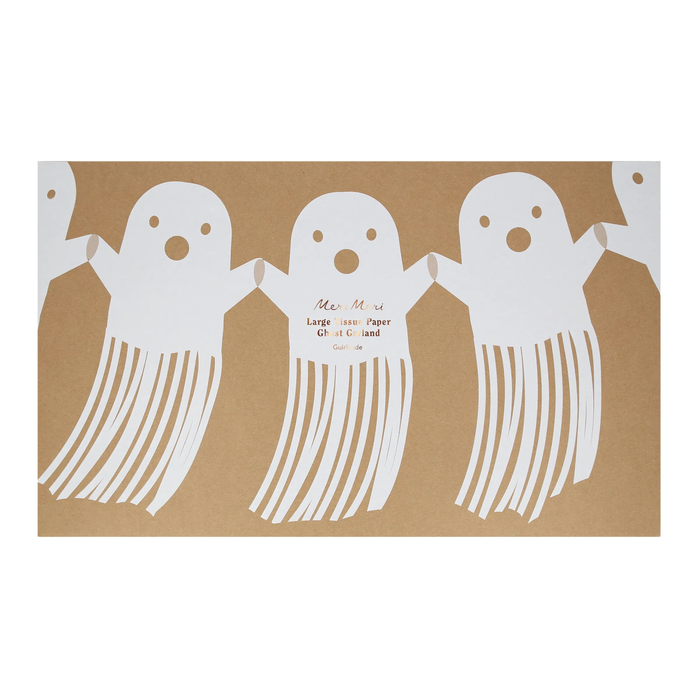 Large Tissue Paper Ghost Garland>Meri Meri Best