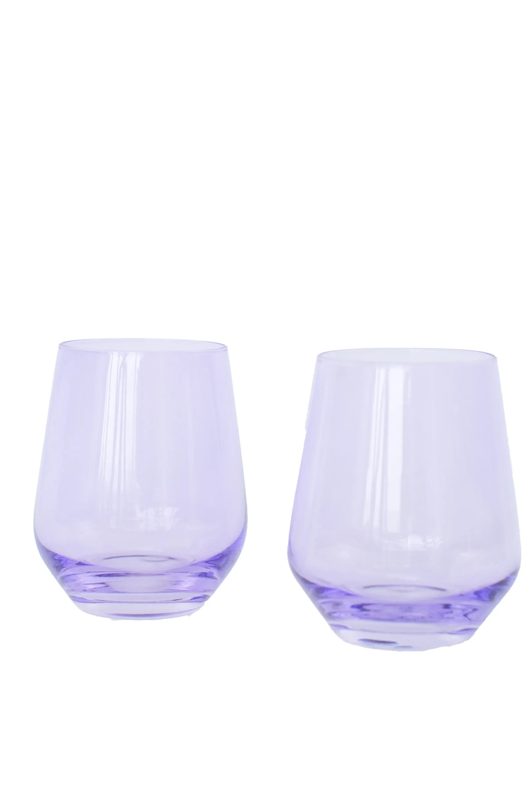 Lavender Stemless Wine Glasses ( x 6)>Meri Meri Outlet