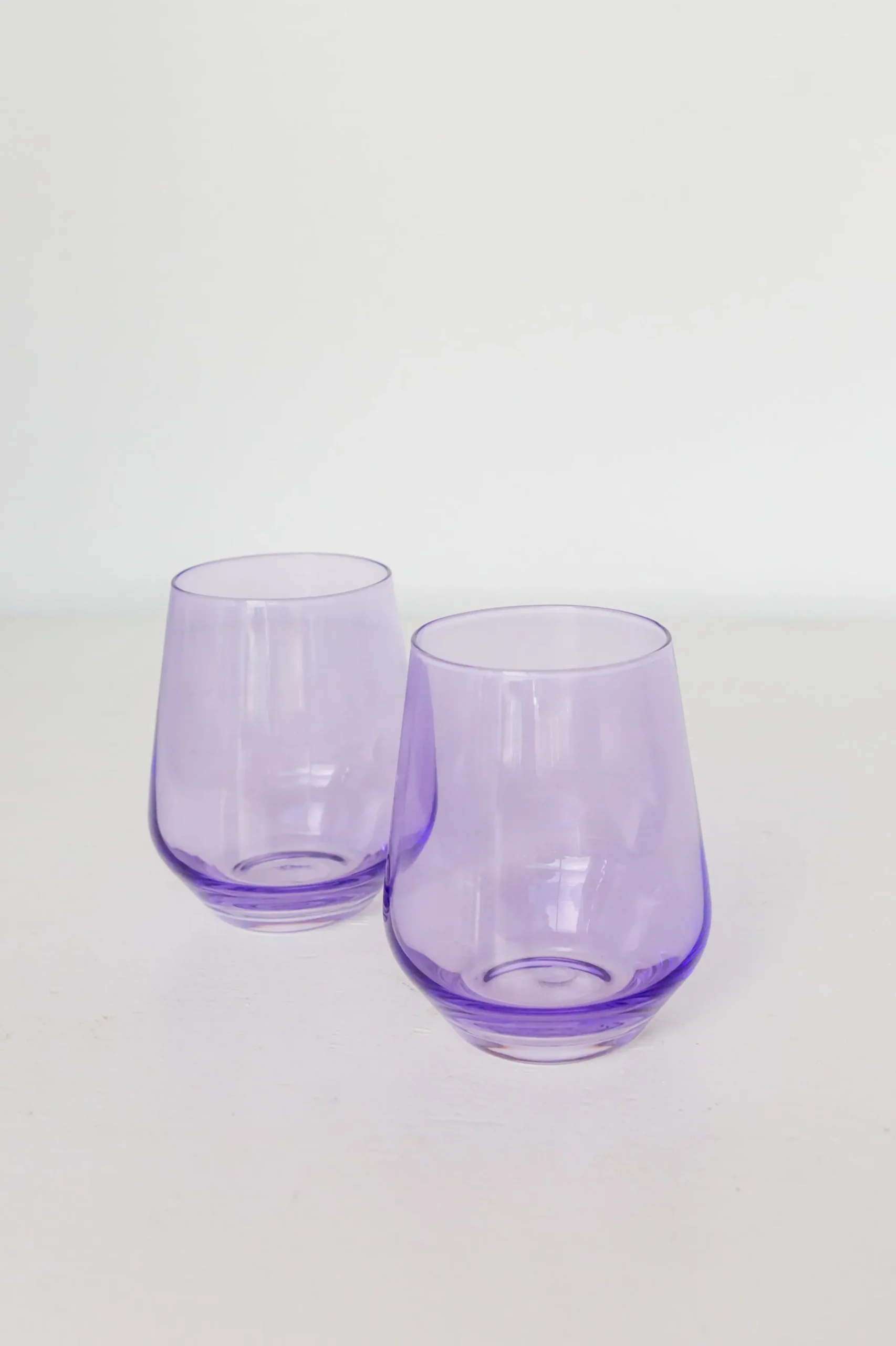 Lavender Stemless Wine Glasses ( x 6)>Meri Meri Outlet