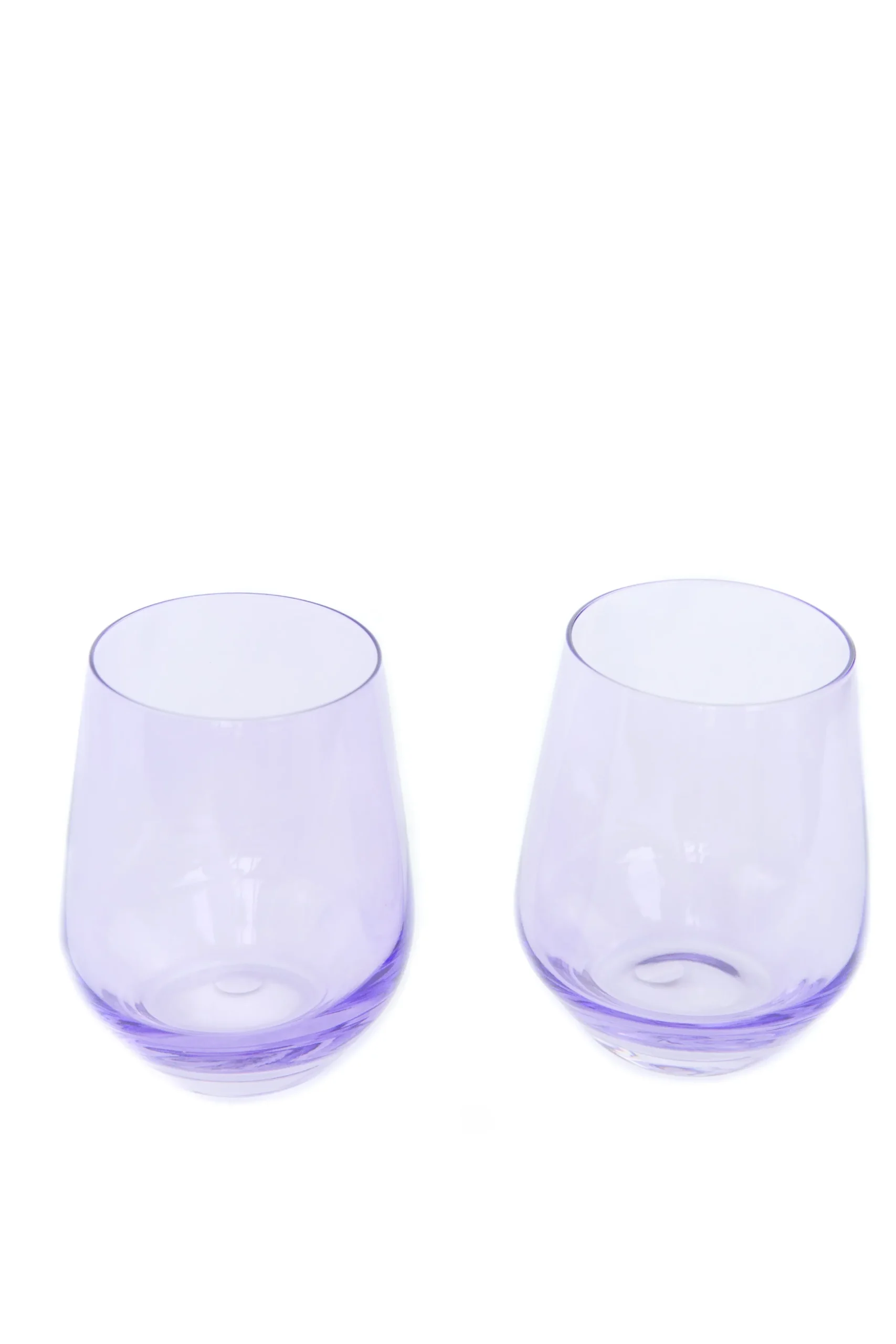 Lavender Stemless Wine Glasses ( x 6)>Meri Meri Outlet