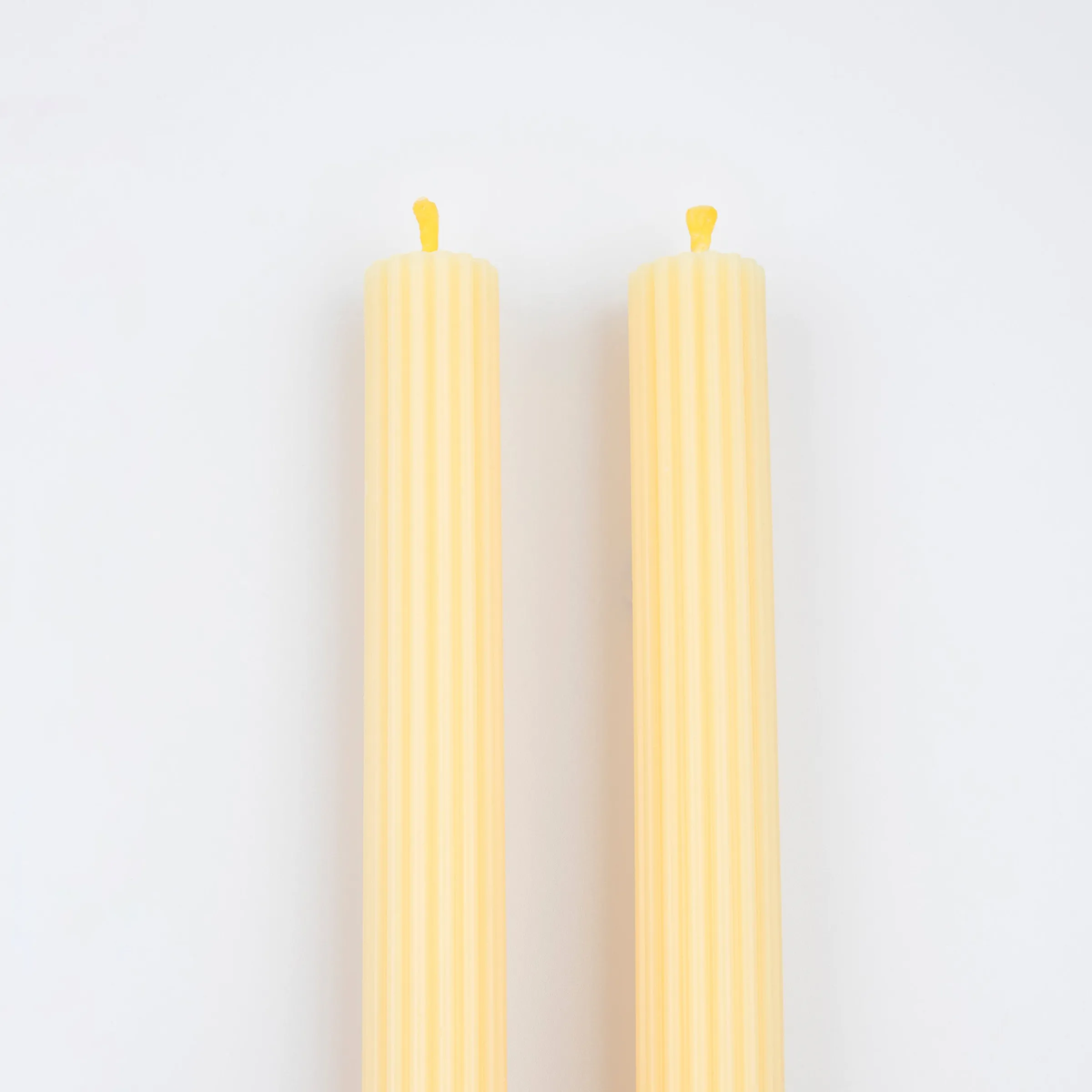 Lemon Sherbet Yellow Table Candles (x 2)>Meri Meri Sale