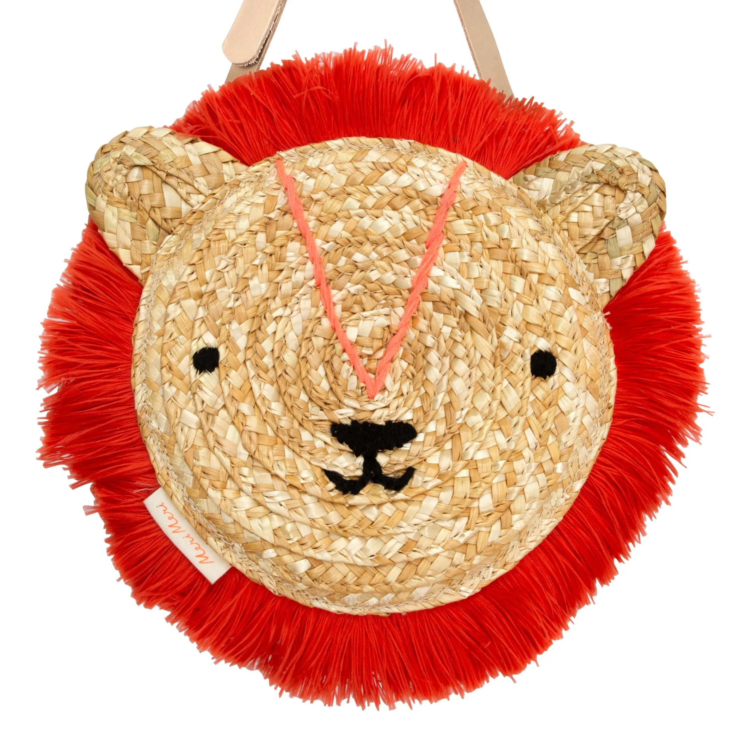 Lion Cross Body Straw Bag>Meri Meri Hot