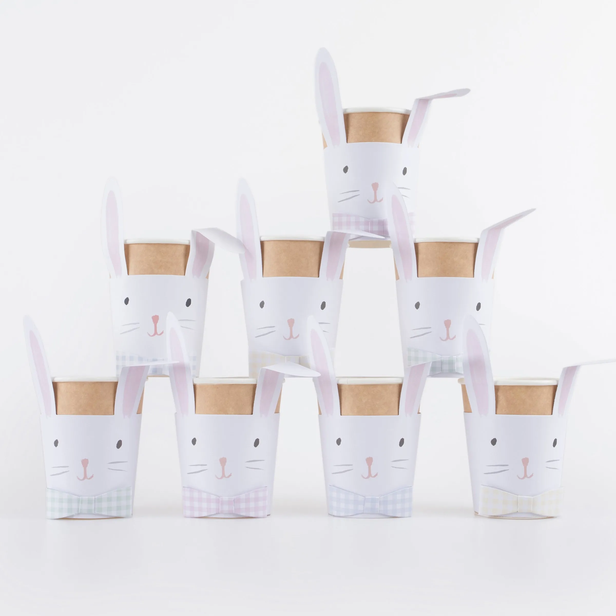 Lop Eared Bunny Cups (x 8)>Meri Meri Hot