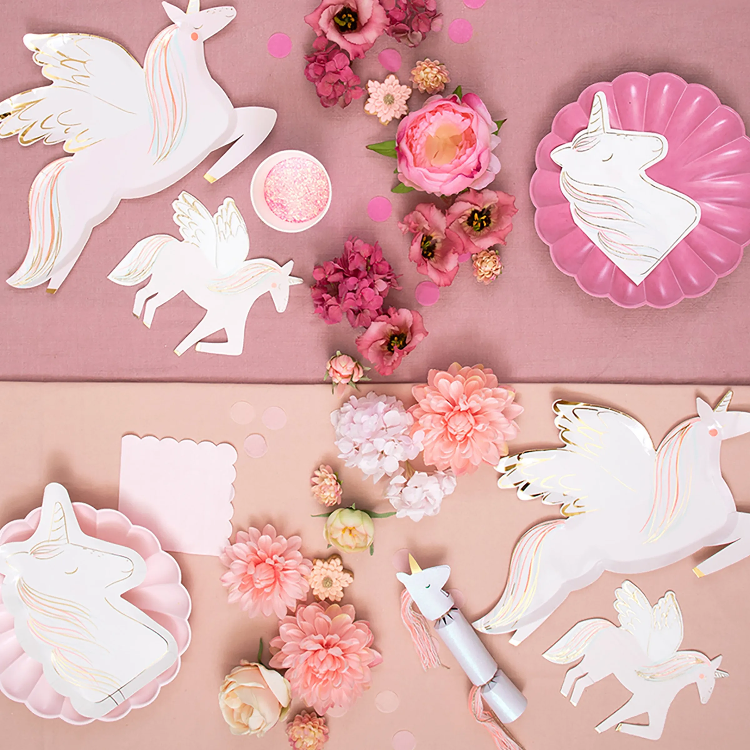 Magical Unicorn Plates (x 8)>Meri Meri Online