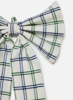 Mayfair Plaid Hunter Fabric Bow><noscript><img width=