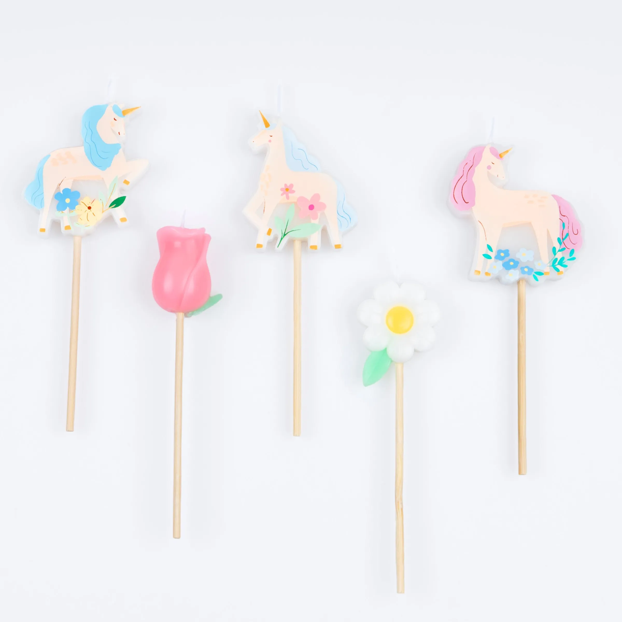 Meadow Unicorns Candles (x 5)>Meri Meri Online