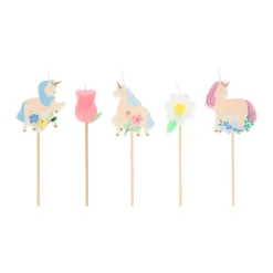 Meadow Unicorns Candles (x 5)><noscript><img width=
