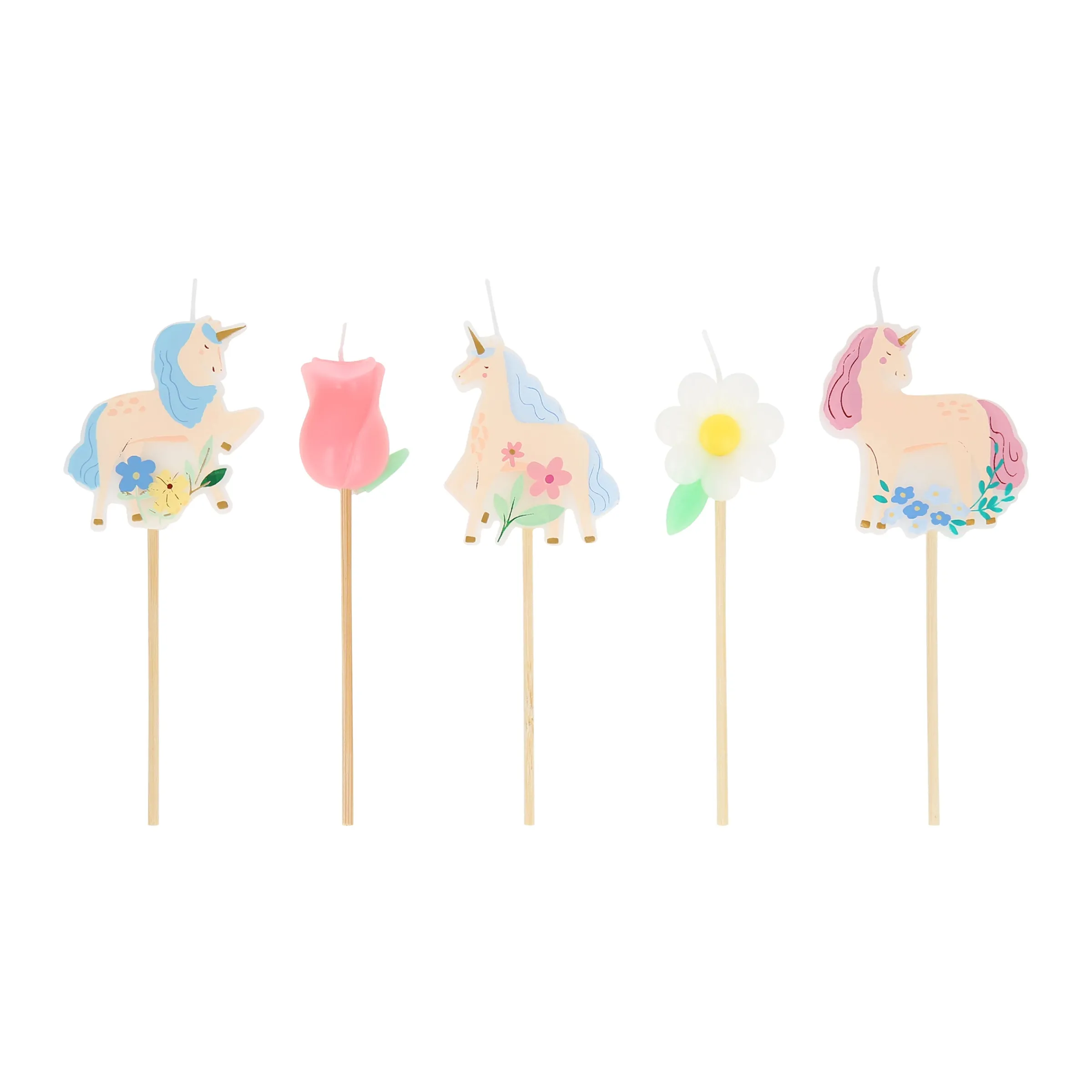 Meadow Unicorns Candles (x 5)>Meri Meri Online