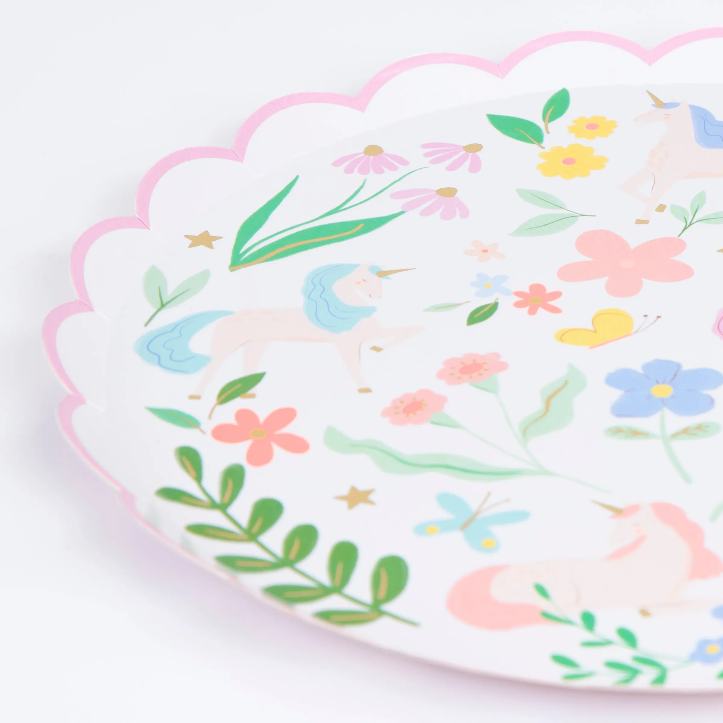 Meadow Unicorns Dinner Plates (x 8)>Meri Meri Best
